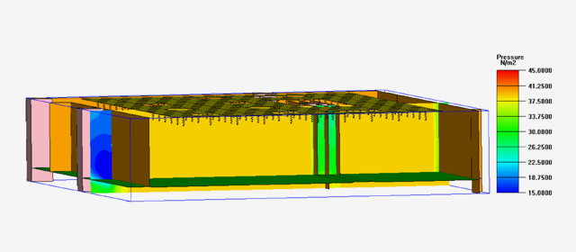 Room Pressure Field Simulation