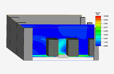 Airflow Contour Map Simulation