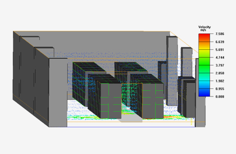 Airflow Vector Map Simulation